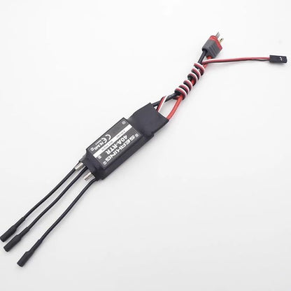 RC Boat 2440 KV4500 Brushless Motor 2S-3S 40A 5V/3A ESC and Water Cooling Jacket Kit for RC Boat Jet Drive Speed Boat Marine