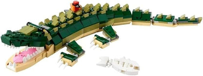 Lego Creator 3-in-1 Crocodile 31121 Building Toy Featuring Wild Animal Toys (454 Pieces)