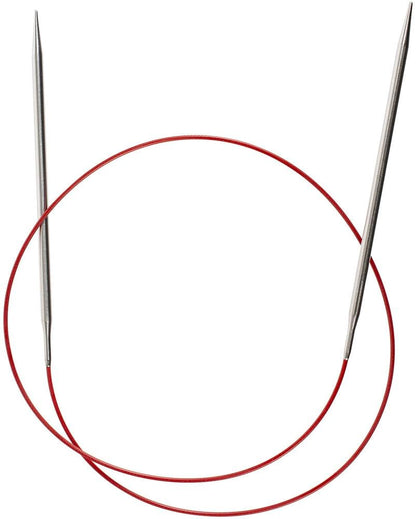 ChiaoGoo Red Lace Circular 32 inch (81cm) Stainless Steel Knitting Needle Size US 6 (4mm) 7032-6