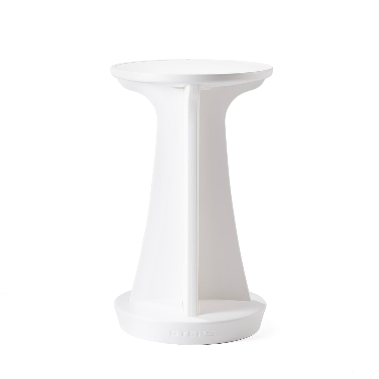 Step2 Vero in-Pool High-Top Bistro Table, 42 in. Outdoor Bar-Height Table for Pool Ledges up to 36 in. of Water, UV-Resistant, White