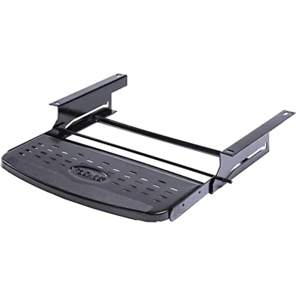 Stromberg Carlson Manual RV Step SMFP-1200 – Foldable Camper Stairs for Trailer, Portable Single Pull Out Platform for RV, Rust Resistant Construction, Exterior Camper Step, 24" Wide Non-Skid Design