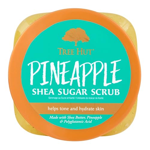 Tree Hut Coco Colada Shea Sugar Scrub, 18 oz, Ultra Hydrating and Exfoliating Scrub for Nourishing Essential Body Care