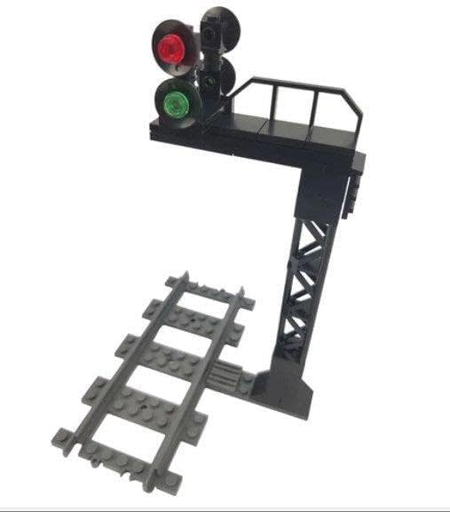 General Jim's Toy Train Building Blocks Traffic Control Lights for Train Station