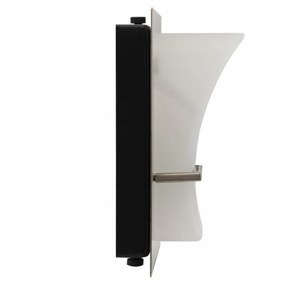 RecPro 12V LED RV Wall Light, Frosted Glass Sconce, Model RP-1447, White
