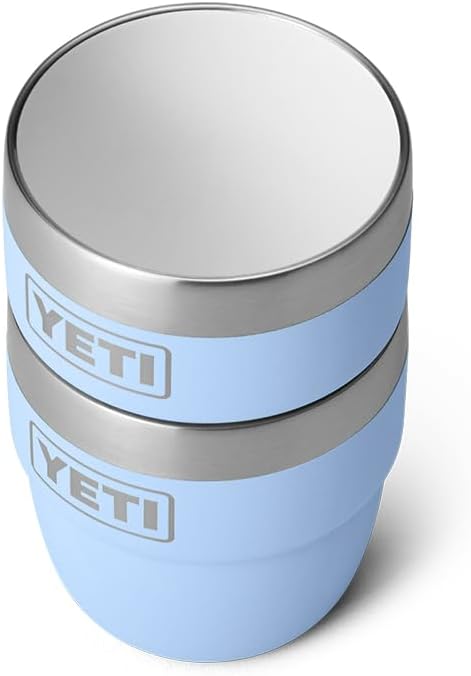 YETI Rambler 4 oz Stackable Espresso Cups - Stainless Steel, Vacuum Insulated, 2 Pack