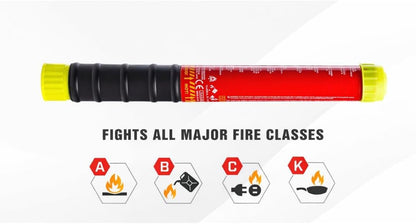 Element E100 | Compact Fire Safety Stick – Extended Discharge | Portable, Lightweight, Easy-to-Use | Model E100 | 1 Pack