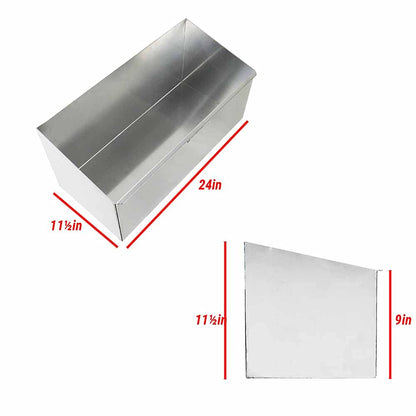 Pit Posse 430 Double Aluminum Utility Fuel Jug Holder Rack Fits Two 5 Gallon Gas Containers - Made in USA - Storage Organizer Enclosed Race Trailer Garage Shop (Silver)