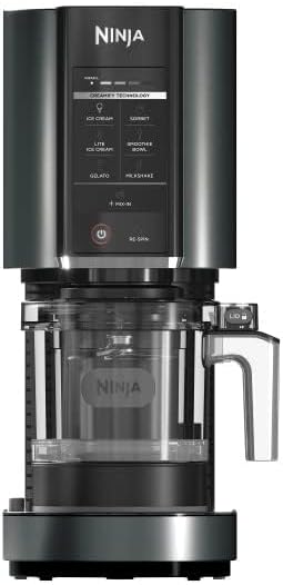 Ninja CREAMi Ice Cream Maker - Create Delicious Sorbets & Milkshakes | Includes 3 CREAMi Pints, Black