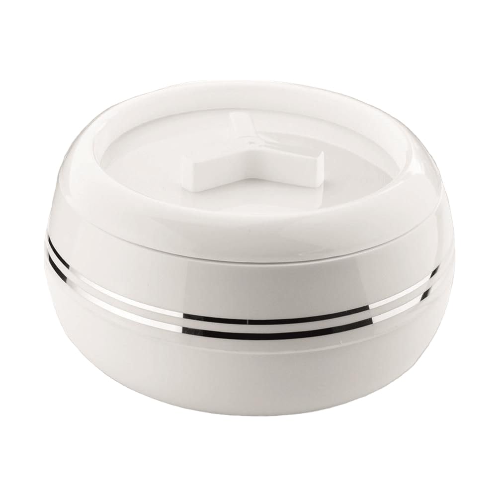T TABAKH Palazio Jumbo 5500ml, 7500ml, 10000ml Insulated Casserole Dish with Lid 3ps Set Hot Pot Food Warmer/Cooler - Thermal Soup, Salad Serving Bowl - Stainless Steel Container - Keeps Food Hot & Cold (5.5L, 7.5L, 10L)