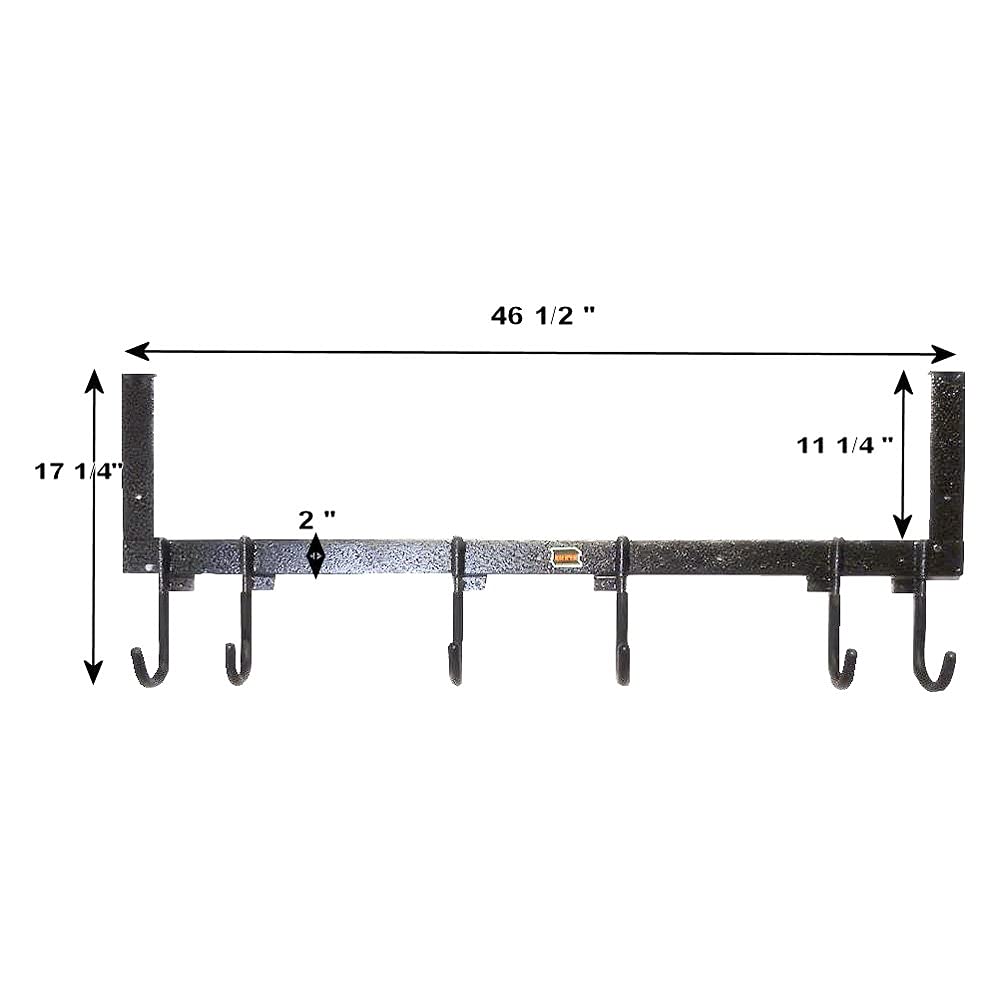 RACK'EM MFG 6-Hook Multi-Tool Rack