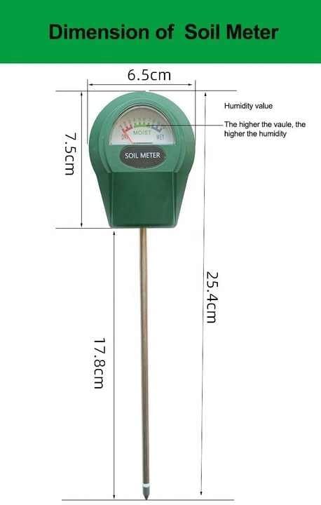 Moisture Meter - Skiennix Plant Soil Moisture Sensor for Indoor & Outdoor Use | No Battery Needed