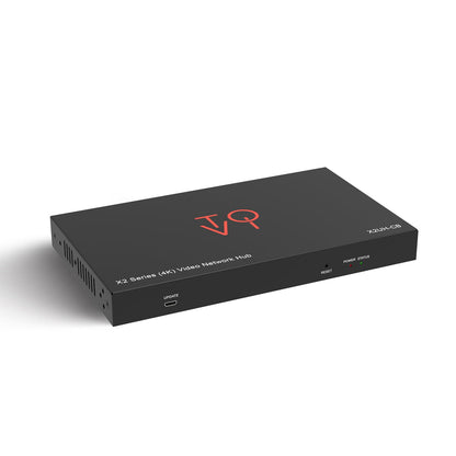 ToVi X2 Series IP Video Network Hub & Control Box with KVM, RS-232, IR, GPIO, PoE, Video Wall, Multi-PC Management, Drag-and-Drop Web GUI (X2UH-CB)