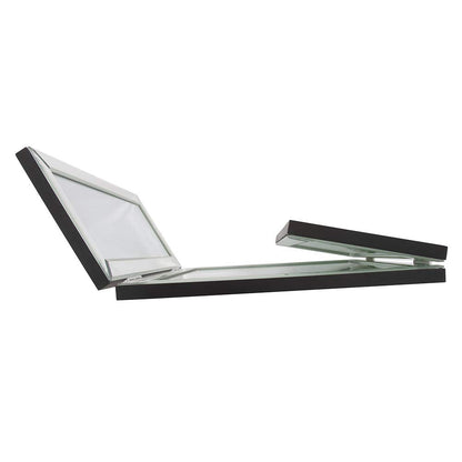 Howard Elliott Collection Tripoli Trifold Vanity Mirror 3 Way TableTop Bedrooms, Bathroom, Makeup Portable Cosmetic & Makeup Mirror with Beveled Edges Tri-fold Mirror, 31 Inch x 21 Inch