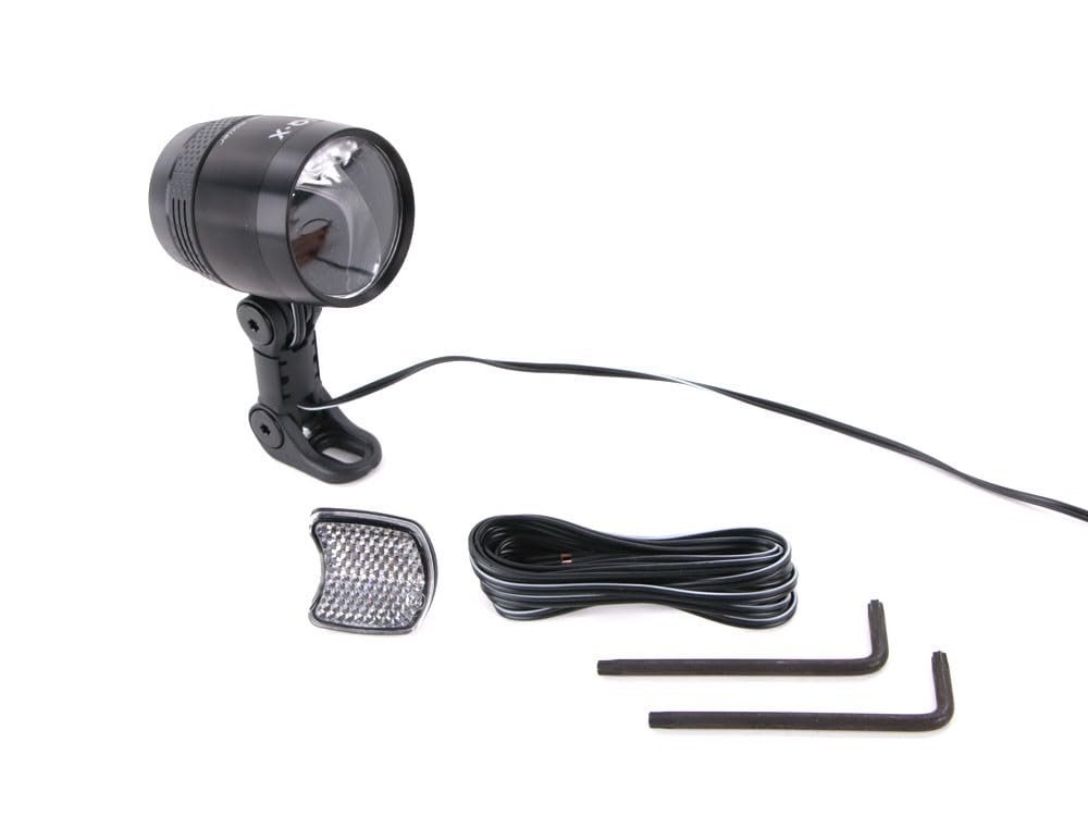 Busch & Müller Headlight Lumotec IQ-X Black, 164RTSNDI-01