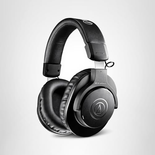 Audio-Technica ATH-M20xBT Wireless Over-Ear Headphones, Black