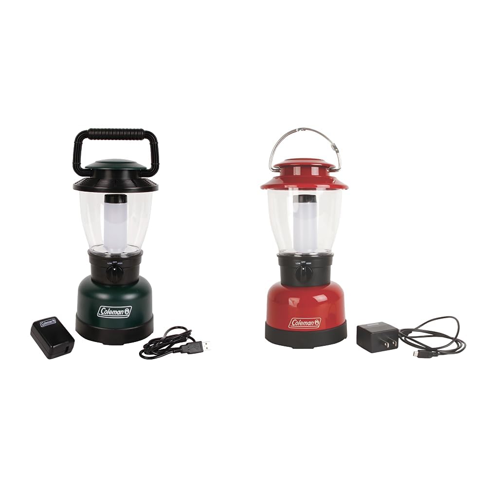 Coleman Rugged Rechargeable 400L LED Lantern and Coleman Classic Rechargeable 400 Lumens LED Lantern
