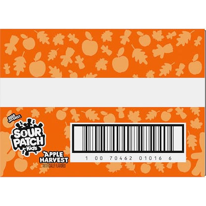 SOUR PATCH KIDS Apple Harvest Soft & Chewy Candy, Halloween Candy, 6 - 10 oz Bags