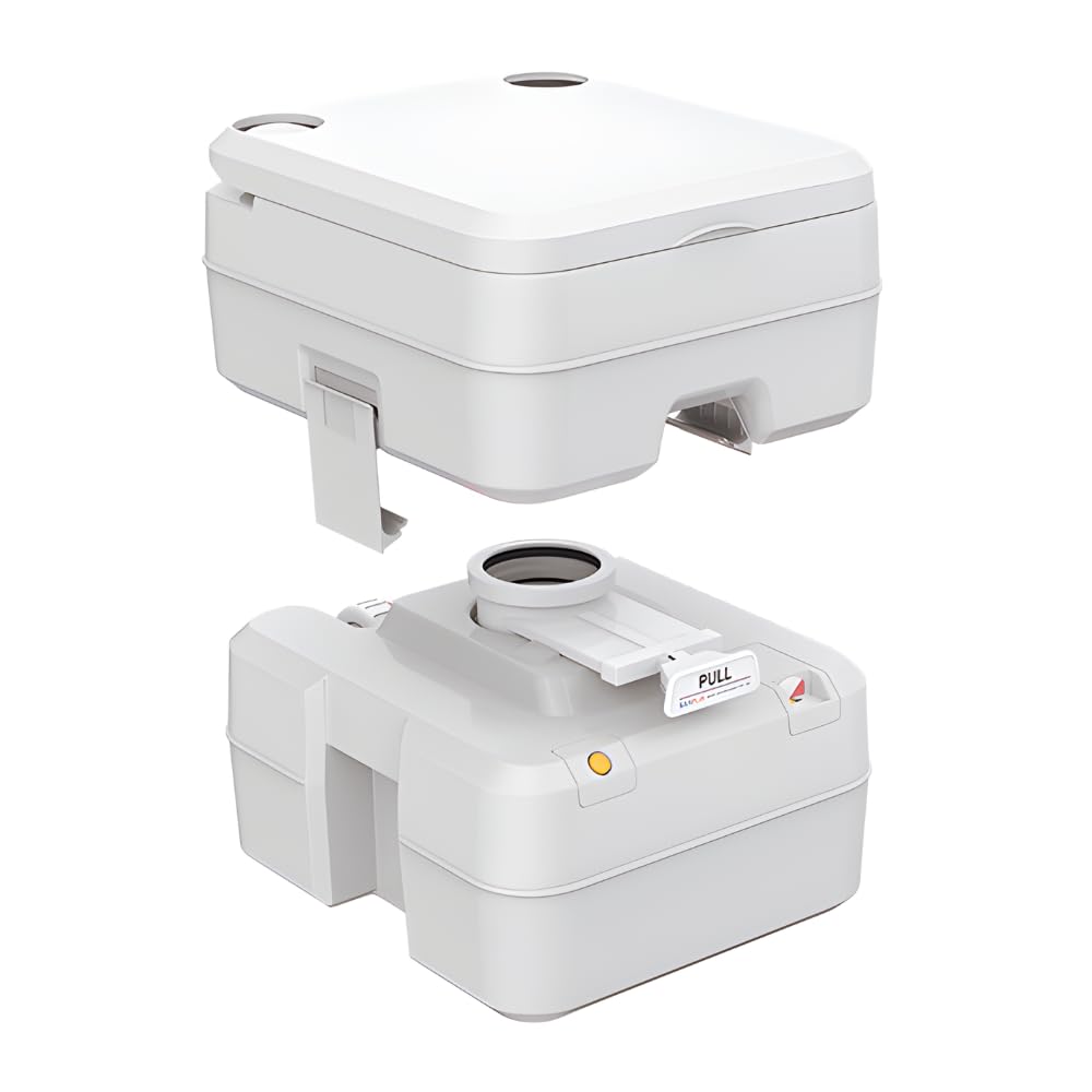 SEAFLO 5.3 Gal Multifunctional Portable Toilet | Large Capacity for Camping, RV, Boats, and More
