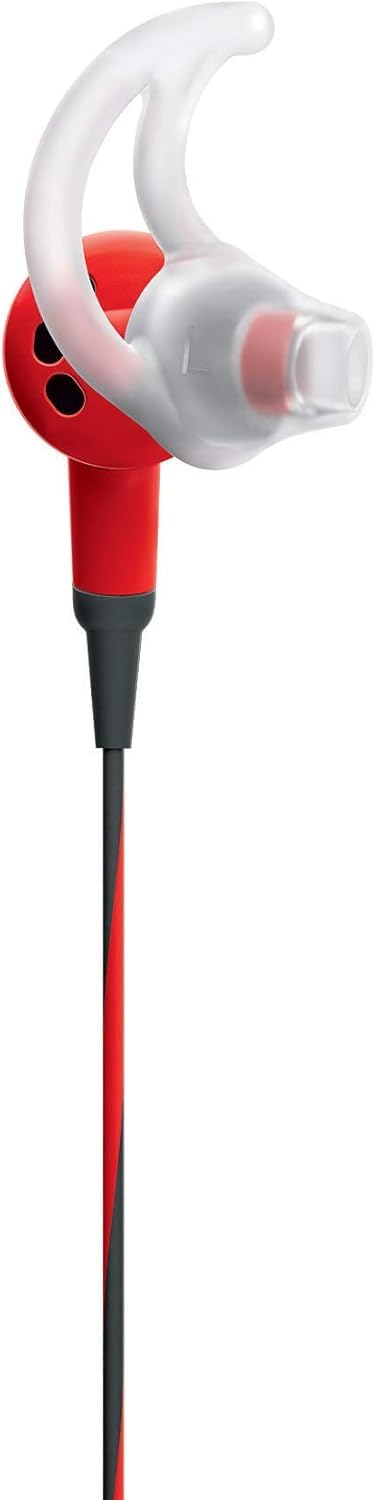 Bose SoundSport In-Ear Headphones w/Mic (Apple) (Red) (Renewed)