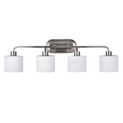 Chloe Bath Light CH21061BN34-BL4, One Size, Brushed Nickel Finish