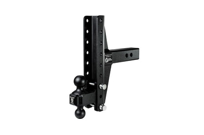 BulletProof Hitches - 2.5" Adjustable Heavy Duty Trailer Hitch (22,000 lb. Rating) - Offset 4" and 6" Drop/Rise Trailer Hitch with 2" & 2-5/16" Dual Ball Powder Coat, Solid Steel, Corrosion-Resistant