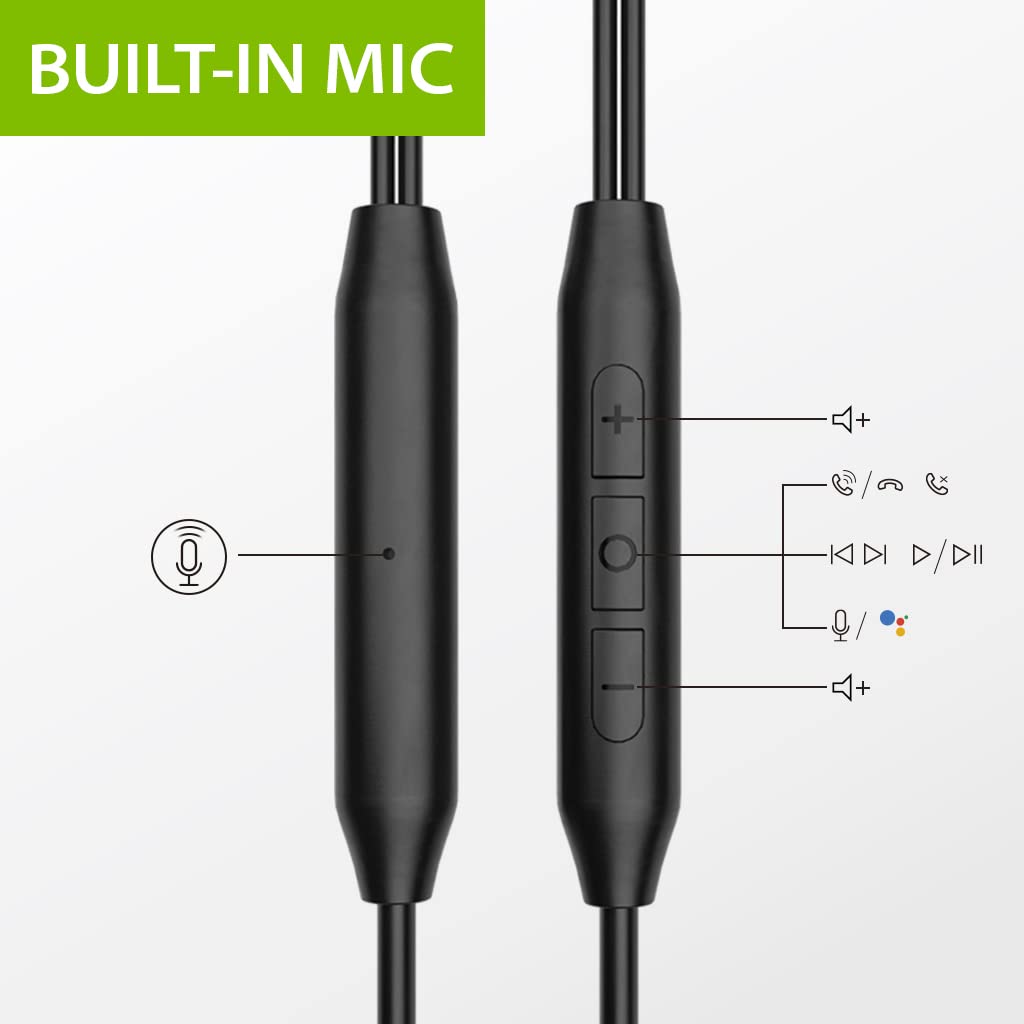 Avantree C171 - USB-C Wired Earbuds with Microphone & Volume Controls, Compatible with New iPhone 15 & 16, Samsung, Google & Android Type C Phones Headphones with Ear Hook for Running & Sports