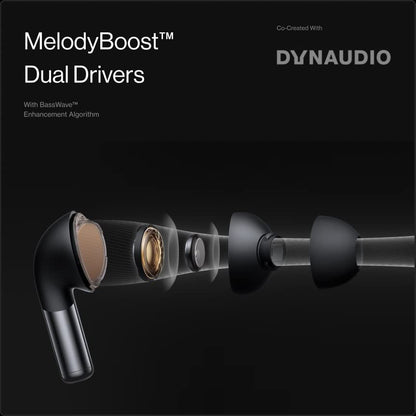 OnePlus Buds Pro 2, Arbor Green, Audiophile-Grade Sound Quality Co-Created with Dynaudio, Best-in-Class ANC, Immersive Spatial Audio, Up to 39 Hour Playtime with Charging case, Bluetooth 5.3