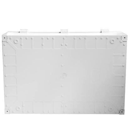 Large Electrical Junction Boxes Hinged Outdoor ABS Plastic Buckle Deep Wall Mount,Dustproof Waterproof IP67 Universal Durable Electrical Big Enclosure with Lock (23.62"x15.75"x8.66")