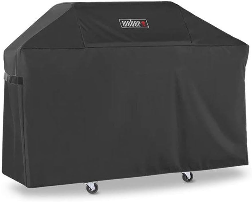 Weber Premium Outdoor Grill Cover - Durable Water-Resistant Protection for Genesis 300 Series Gas Grills