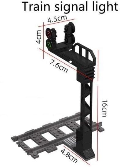 General Jim's Toy Train Building Blocks Traffic Control Lights for Train Station