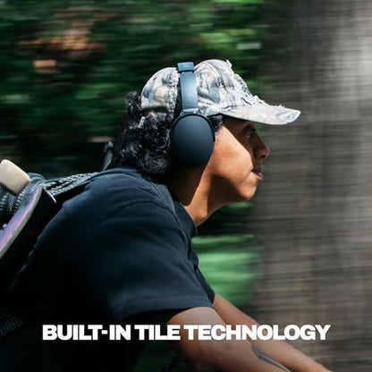 Skullcandy Hesh Evo Wireless Over-Ear Bluetooth Headphones, Noise Isolating, Up to 36 Hours Battery, Foldable Lightweight Design, Microphone for iPhone Android - True Black