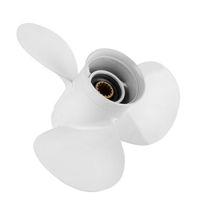 MARKGOO Propeller for Yamaha Outboard 25 30 40 48 50 55 60 HP F30 F40 F50 F60 Boat Motor Engine Parts Aluminum Prop 11 5/8x11-G RH 13 Spline Tooth 3.5 Gearcase with Hub Kit 69W-45947-00-00