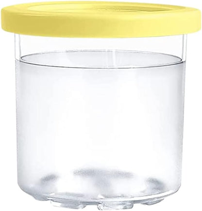 Ninja Creami 4-Pack Replacement Ice Cream Pints with Lids - Compatible with NC301, NC300, NC299AMZ | Colorful Set