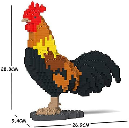 JEKCA Rooster 01S | Bird Plastic Building Blocks | Age 14+