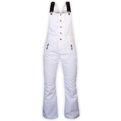 Boulder Gear Women's Winter Sports Active Outdoor Skiing Marvel II 2781R Bib, White, 6