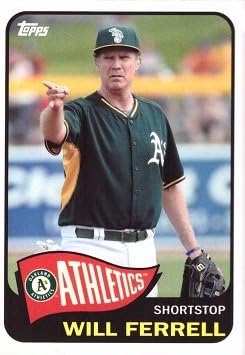 2015 Topps Archives Will Ferrell #WF-1 Will Ferrell Baseball Card - Oakland Athletics (A's)