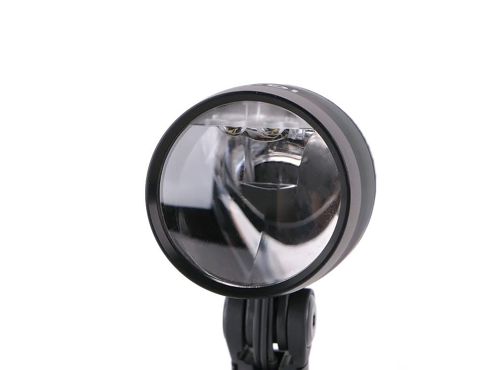 Busch & Müller Headlight Lumotec IQ-X Black, 164RTSNDI-01