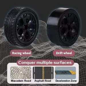 FelizWina-2.4G1:14High Speed Remote Control Drift Car2 Rechargeable BatteryLEDLight upup to 28Km/H4WD Racing Fast Drift RC Car Vehicle Toys for Boys Girls Xmas Birthday Gifts for Kids1