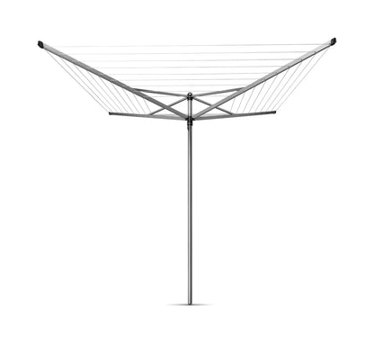 Brabantia Topspinner Outdoor 4 Arm Spinning Clothesline Rotating & Clothes Drying Rack Cover - Weather Resistant Material - Zip Closure - Outdoor - Drying Rack Protection