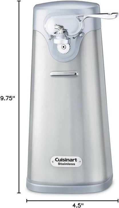 Cuisinart SCO-60 Deluxe Electric Can Opener - Quality Motor System for Effortless Can Opening - Stainless Steel