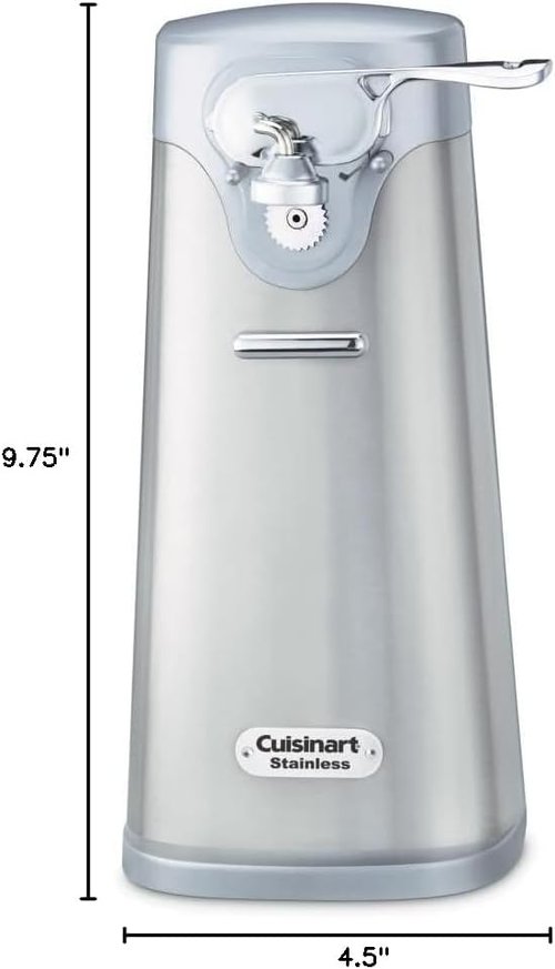 Cuisinart SCO-60 Deluxe Electric Can Opener - Effortlessly Opens Any Size Can | Durable Stainless Steel Design