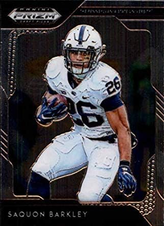 Saquon Barkley 2019 Prizm Draft Picks Football Card #87 - Penn State Nittany Lions - Stored in a Protective Plastic Display Case!!