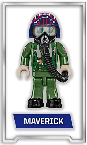 COBI Top Gun F-14A Tomcat Fighter Plane - 1:48 Scale 754 Piece Building Set with Maverick and Goose Figures