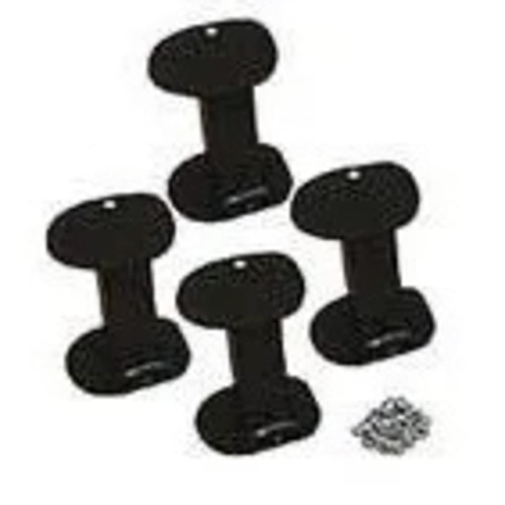 HappiJac 6" Truck Camper Jack Lift Extender Kit for Added Vertical Clearance on High-Chassis Trucks, Extension Hardware Bolts Mount onto Jack Foot - 530000