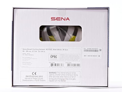 Sena R2 / R2 EVO / (Alexa Built-in) only R2X, Smart Bluetooth and Mesh Intercom Communications Road Cycling Helmet
