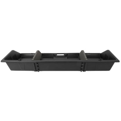 SCITOO 56" PP|Plastic Truck Bed Tool Box,Heavy Duty Crossover Storage for Most Full Size Pickups,Lockable Weatherproof Chest,Fits 56"WX10"DX10"H Truck Beds,Easy Access to Load and Unload