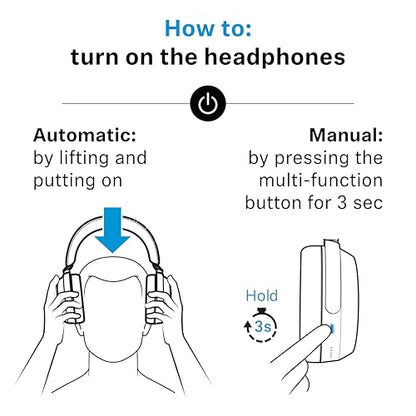 Sennheiser MOMENTUM 4 Wireless Noise Cancelling Headphones - Bluetooth Headset for Crystal-Clear Calls, Adaptive Noise Cancellation, Over-Ear Headphones, 60h Battery Life, Folding Design, Black/Copper