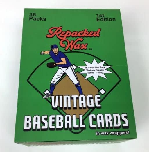 36-Pack Vintage Baseball Card Wax Box