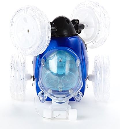 Mindscope Turbo Twisters Blue 49 MHZ Bright LED Light Up Stunt RC Remote Control Vehicle