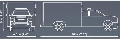 COBI Dodge RAM 3500 Ambulance Building Set 295 Pieces
